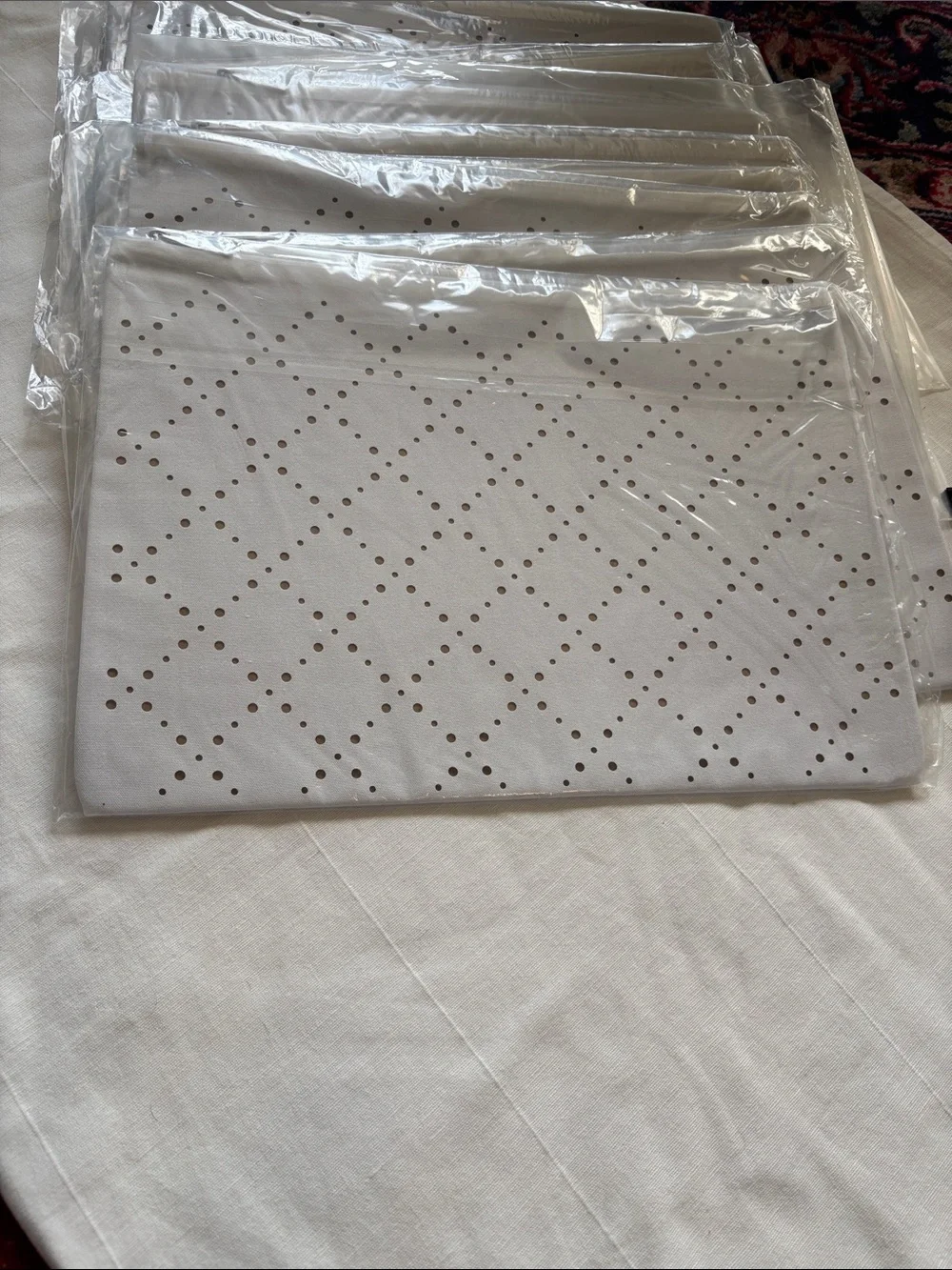 CHANEL Ivory Logo Dust Bags